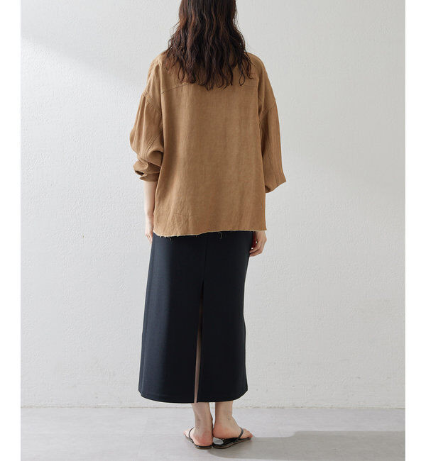  「ツイル顔料染めスクエアシャツ」|シャツ・ブラウス|