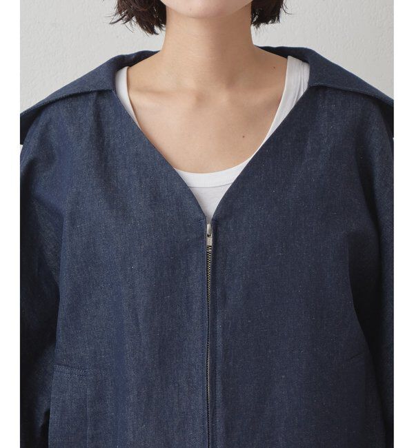 Drawing Numbers「【Drawing Numbers】コットンリネンデニムセーラージャケット」|その他|