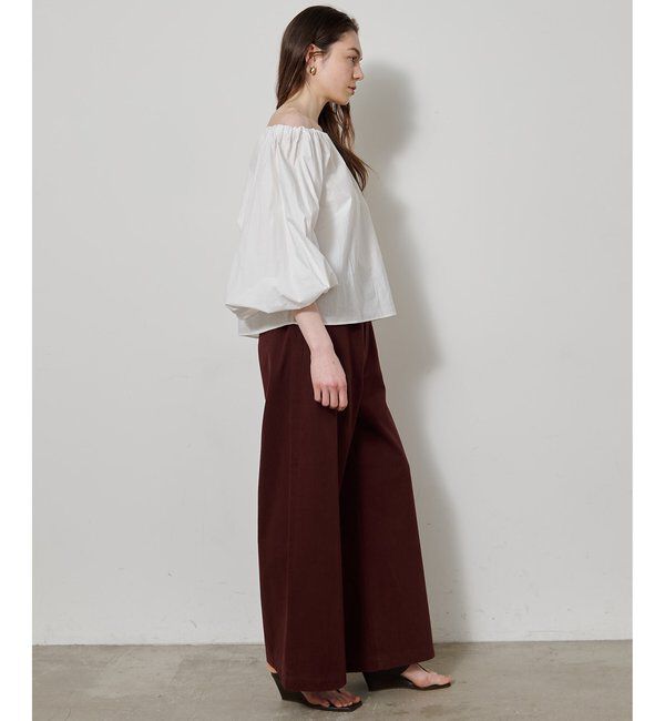  「タイプライターオフショルブラウス」|シャツ・ブラウス|