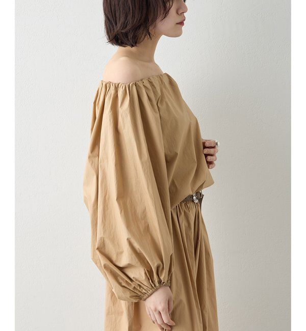  「タイプライターオフショルブラウス」|シャツ・ブラウス|