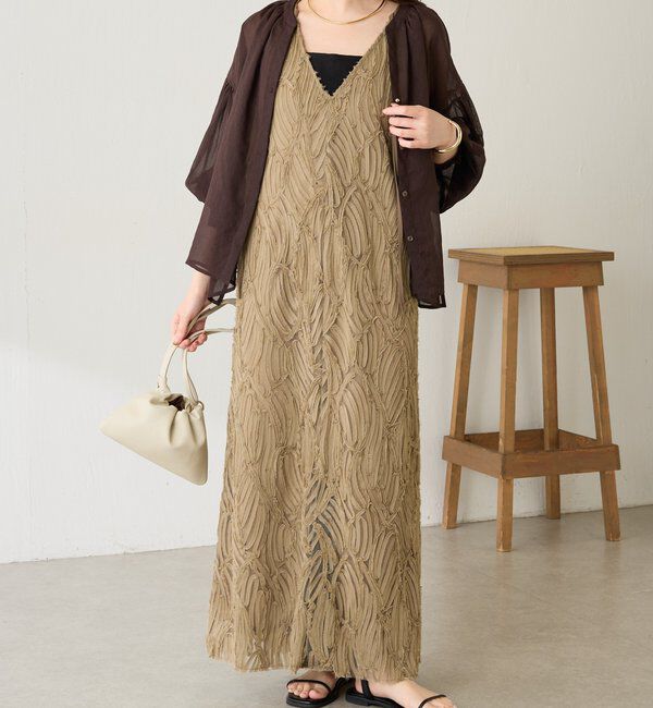  「【人気アイテムがサイズ展開を増やして再販！】バテンレースワンピース」|ワンピース|