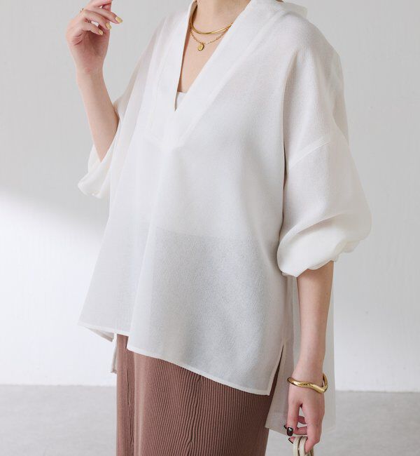  「ヴィンテージメッシュブラウス」|シャツ・ブラウス|