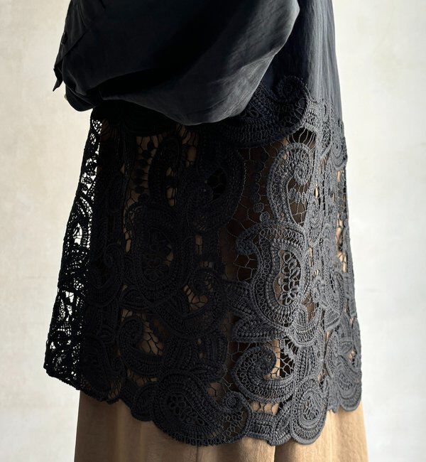  「ケミカルレース切替シャツ」|シャツ・ブラウス|