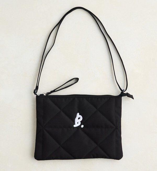  「【5色展開】B 刺繍入りサコッシュ」|その他|ブラック