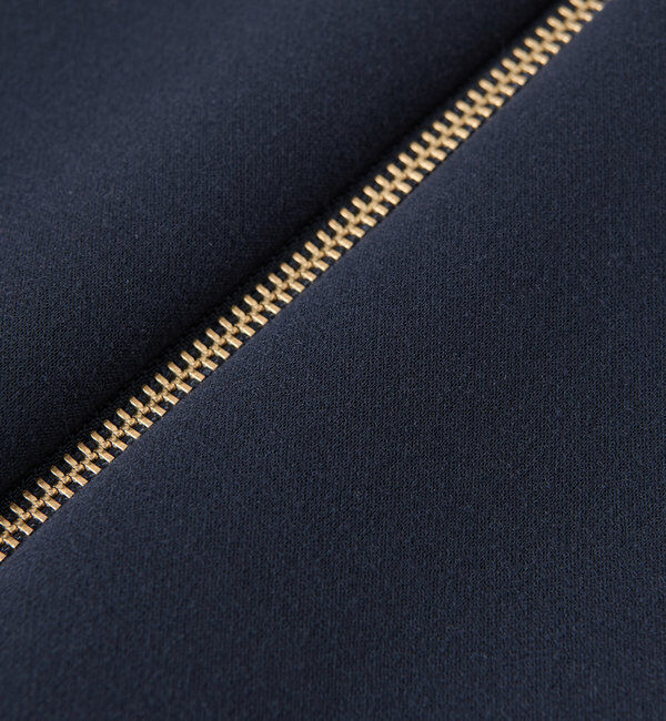  「【WEB限定/キレイめ上品】スポンジダンボールZIPパーカーカットソー」|パーカー|