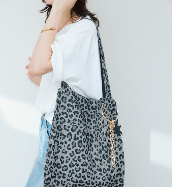  「よっし～コラボ/チャーム付きアニマルジャガードトート」|ショルダー・メッセンジャー|