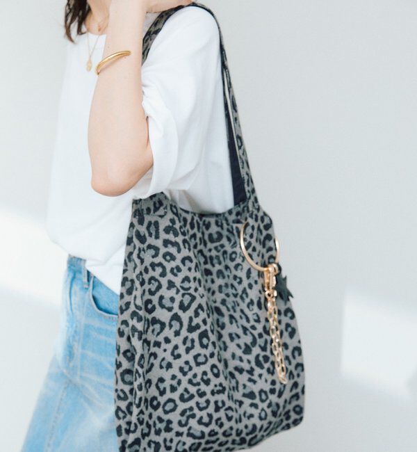  「よっし～コラボ/チャーム付きアニマルジャガードトート」|ショルダー・メッセンジャー|