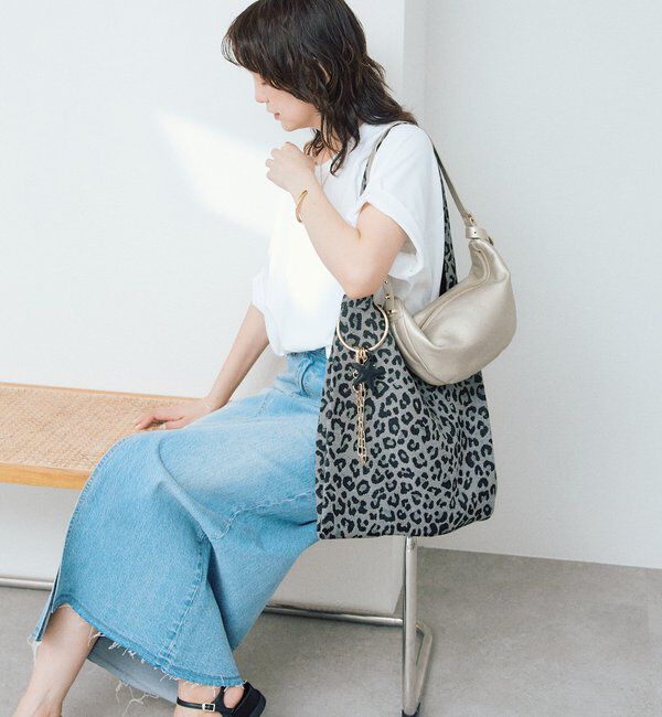  「よっし～コラボ/チャーム付きアニマルジャガードトート」|ショルダー・メッセンジャー|