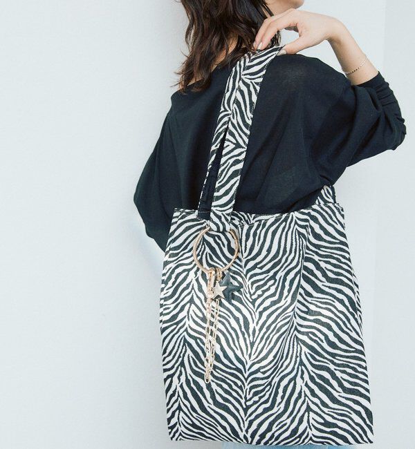  「よっし～コラボ/チャーム付きアニマルジャガードトート」|ショルダー・メッセンジャー|