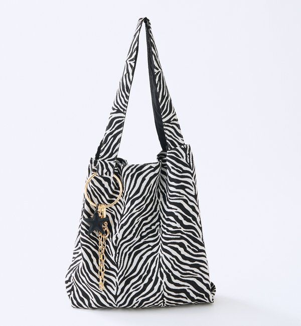  「よっし～コラボ/チャーム付きアニマルジャガードトート」|ショルダー・メッセンジャー|