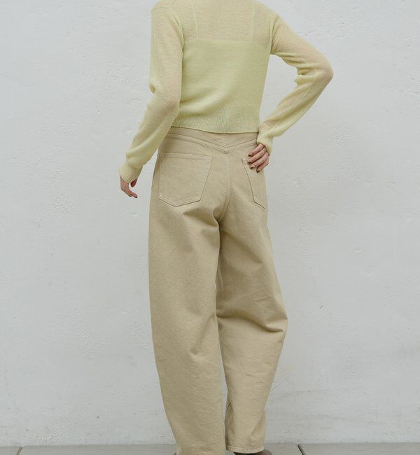  「【HERITANOVUM】【セットアップ対応】シアーリブポロニット」|ニット・セーター|