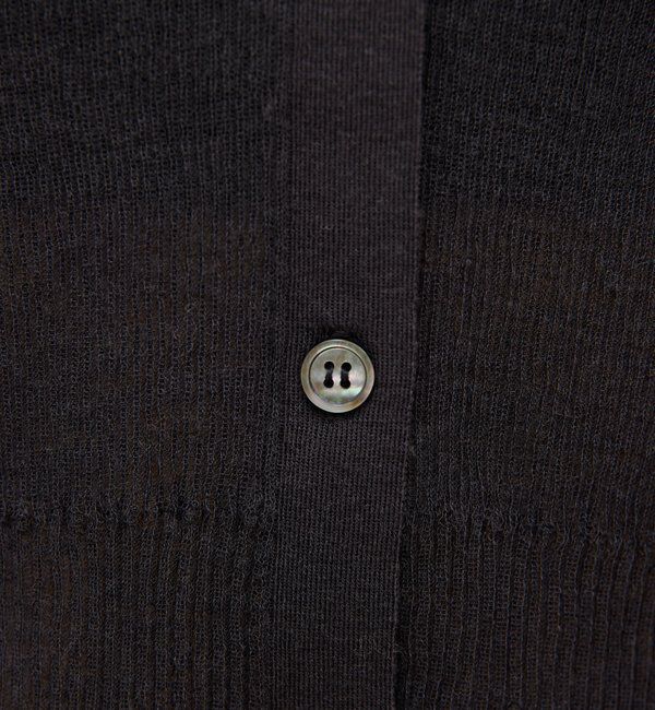  「【HERITANOVUM】【セットアップ対応】シアーリブポロニット」|ニット・セーター|