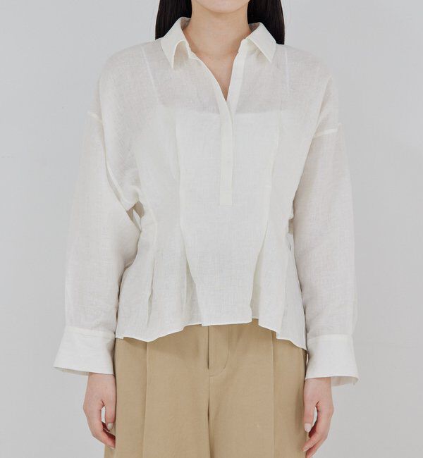  「【WEB限定】【大人気につきリバイバル】ウエストシェイプシャツ」|シャツ・ブラウス|