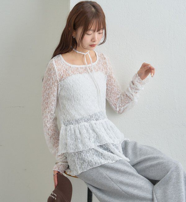  「26SSドットティアードプルオーバー」|Tシャツ・カットソー|