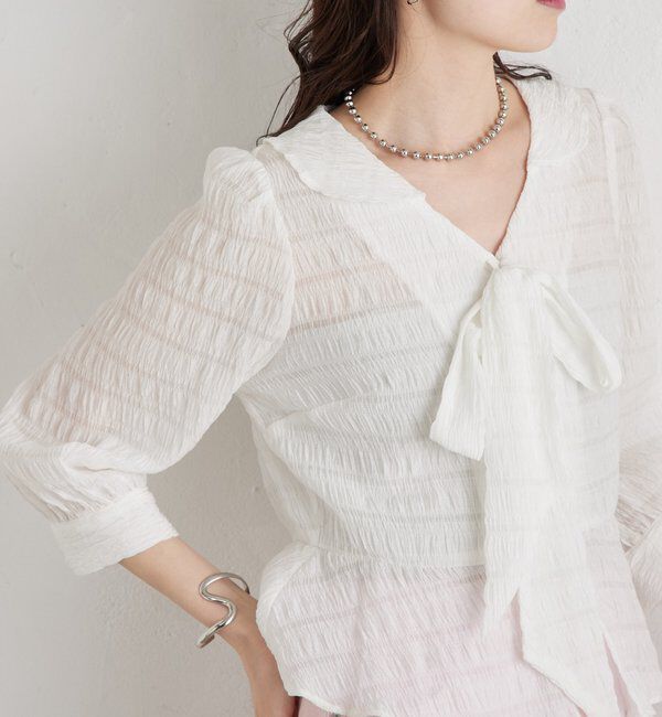  「マルチリボンブラウス」|シャツ・ブラウス|