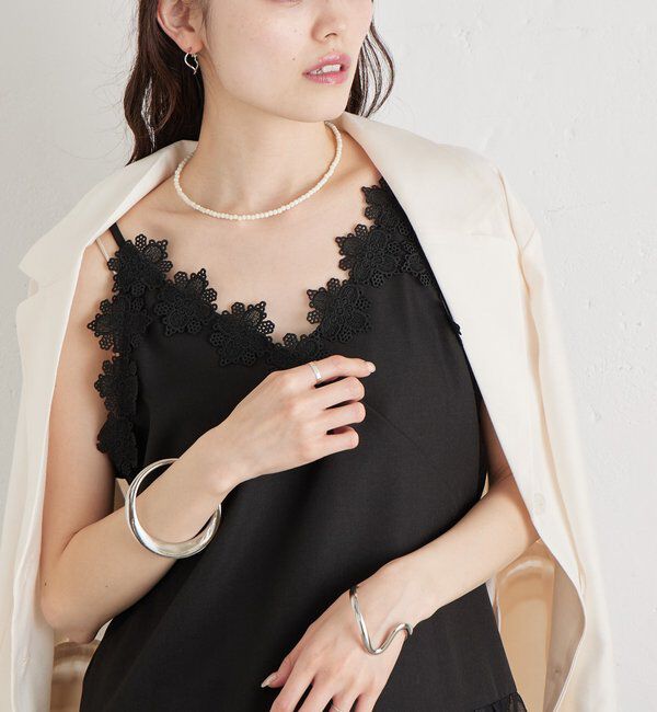  「裾チュールキャミチュニック」|シャツ・ブラウス|