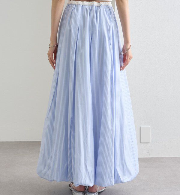  「ストライプバルーンスカート」|スカート|