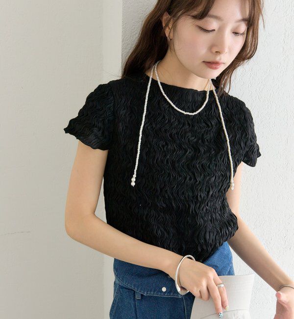  「エアリーシャーリングブラウス」|シャツ・ブラウス|