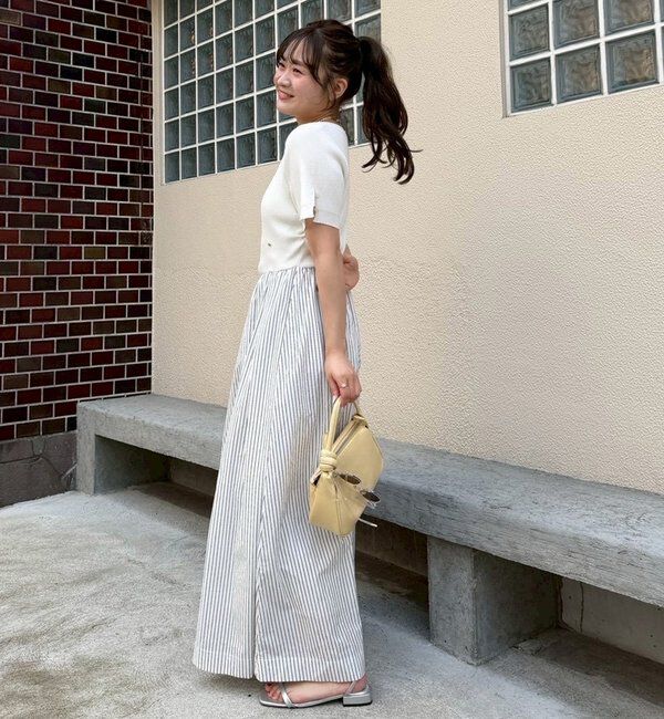  「【@__misa__03企画】プレート付きドッキング半袖ワンピース」|ワンピース|