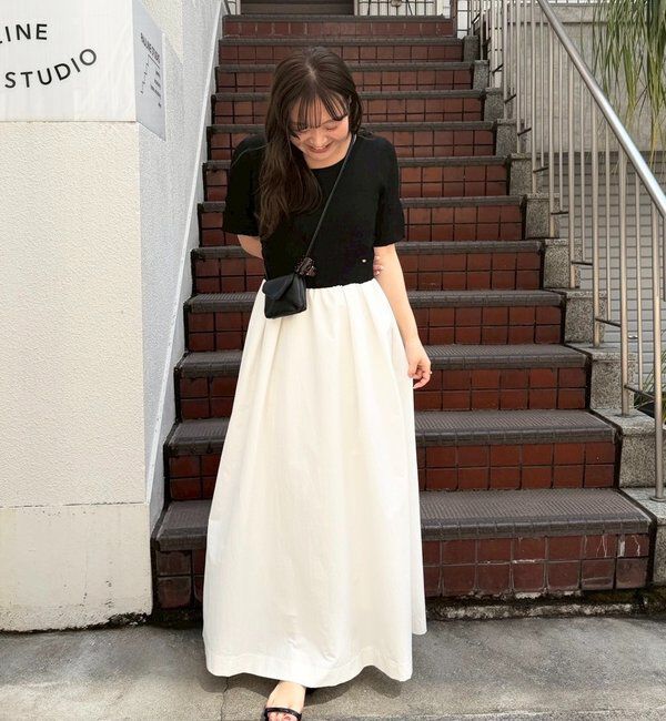  「【@__misa__03企画】プレート付きドッキング半袖ワンピース」|ワンピース|