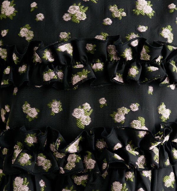  「オーガンジーフラワーブラウス」|シャツ・ブラウス|