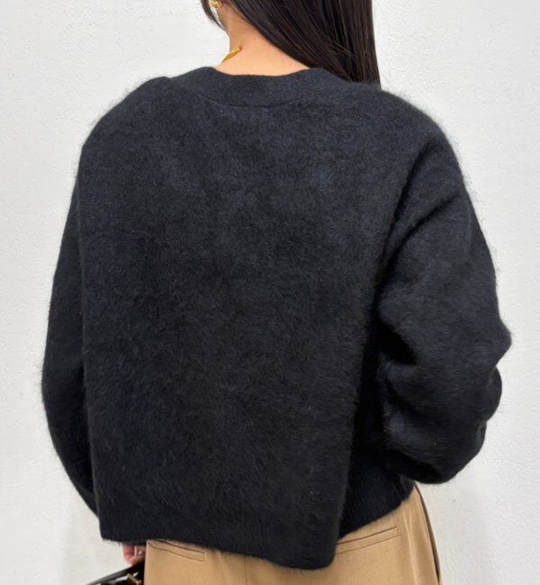  「シャギーショートニットカーディガン」|ニット・セーター|