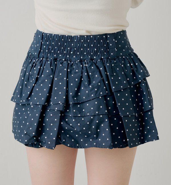  「レイヤードフリルティアードスカート」|スカート|