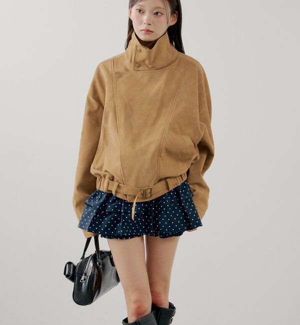  「レイヤードフリルティアードスカート」|スカート|ブルーその他2