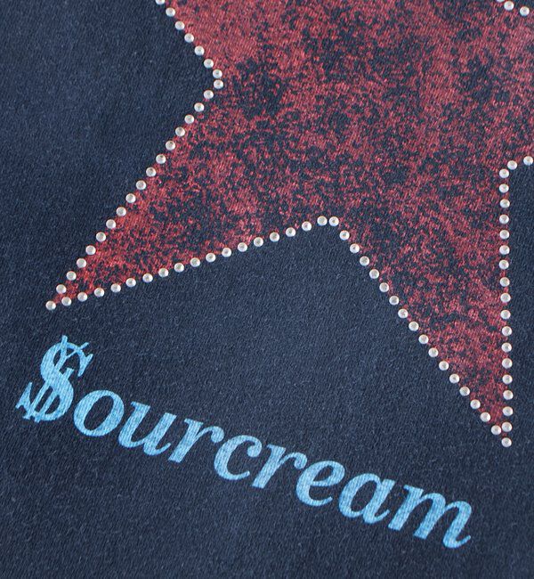  「【UNISEX】SourcreamラインストーンスターグラフィックTEE」|Tシャツ・カットソー|