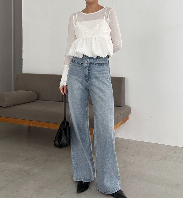  「【LE'MAGE&times;gemeilコラボ】バブルバルーンキャミ」|シャツ・ブラウス|