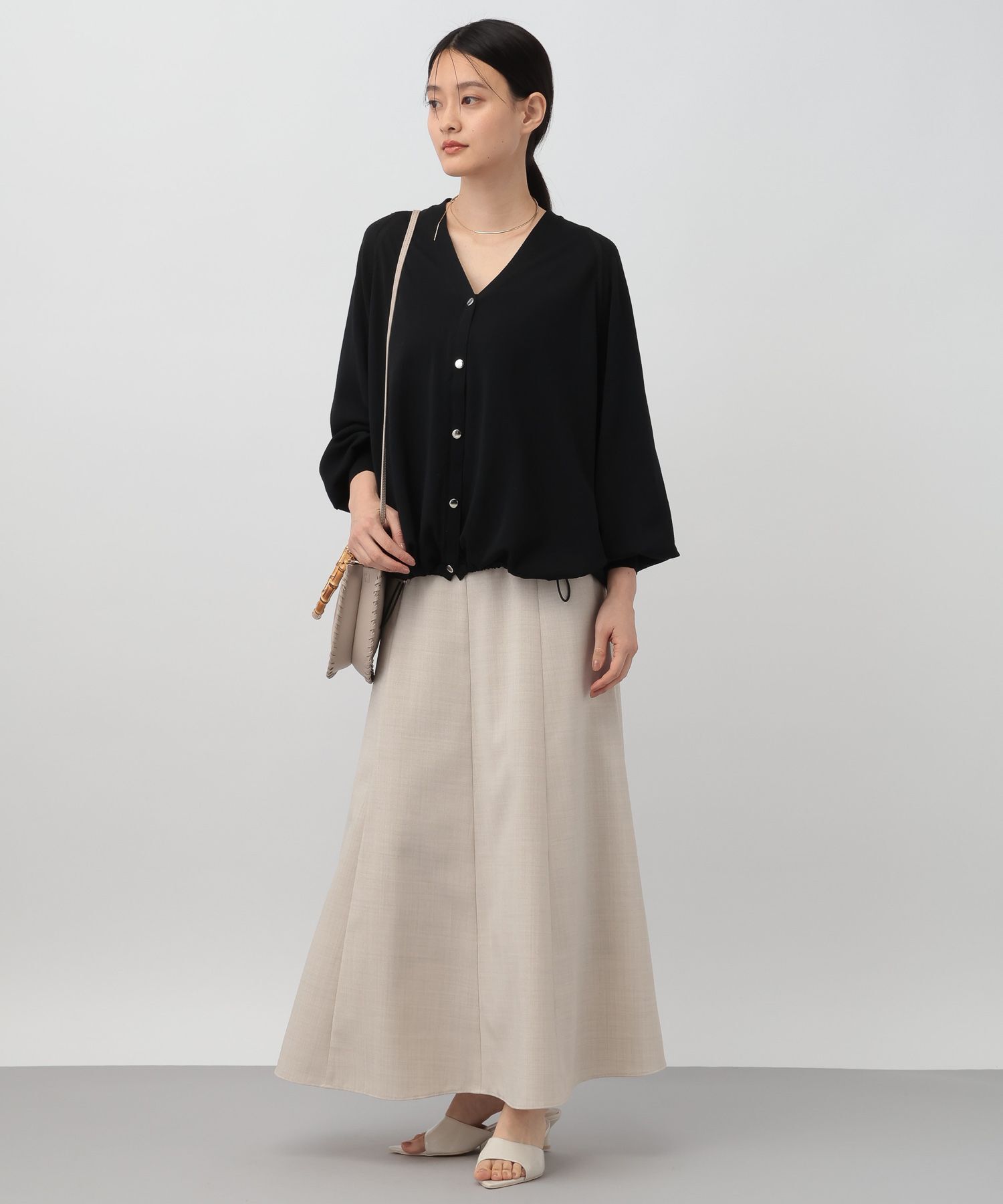 A part by 「【UVカット】ドロストビッグVカーディガン」|ニット・セーター|