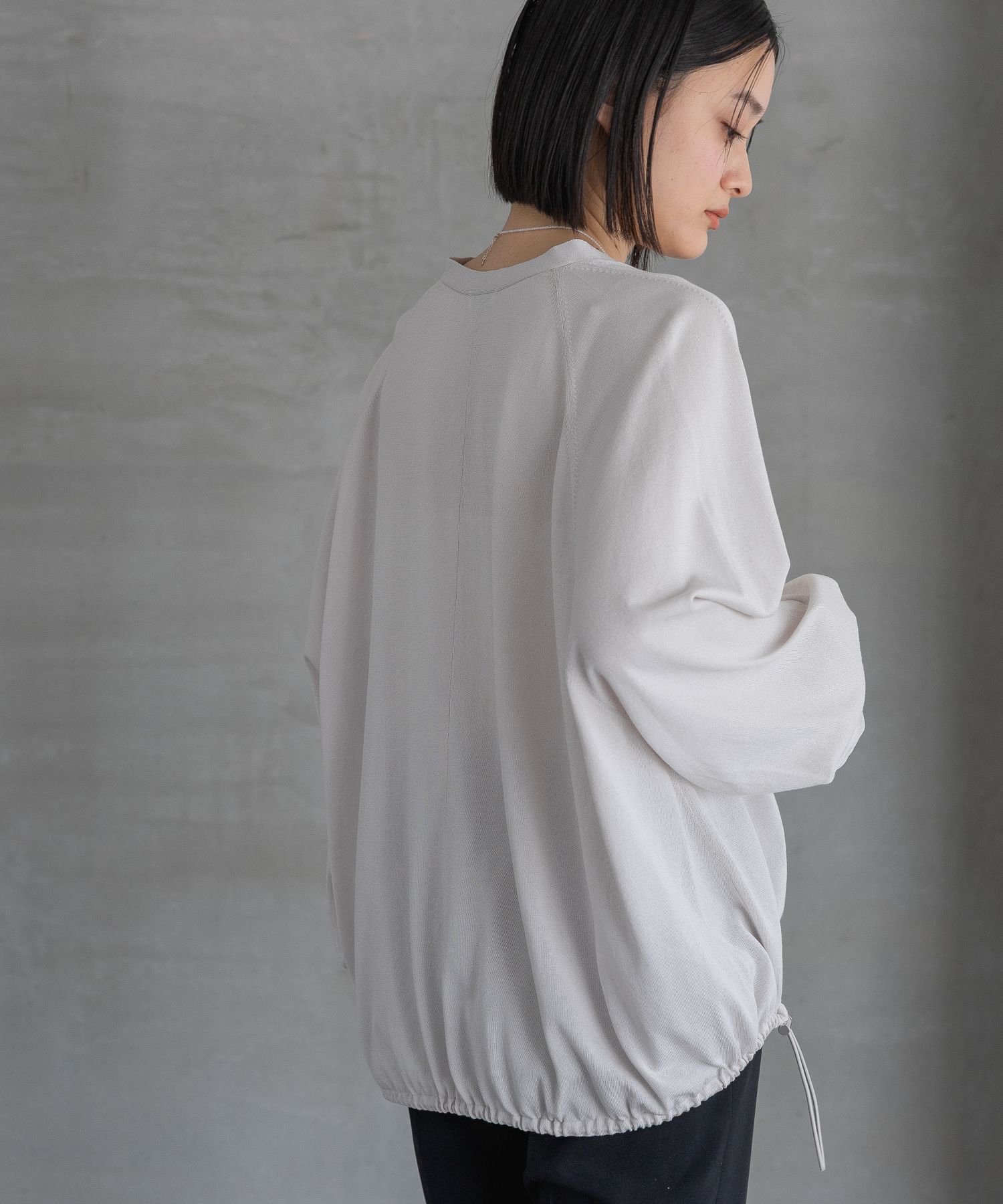 A part by 「【UVカット】ドロストビッグVカーディガン」|ニット・セーター|