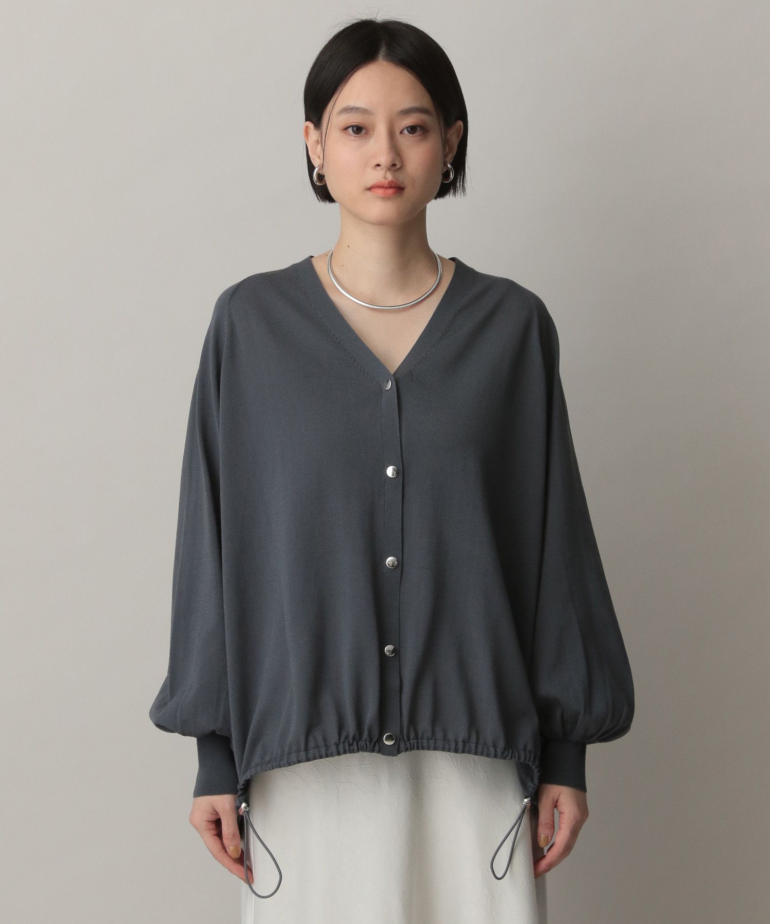 A part by 「【UVカット】ドロストビッグVカーディガン」|ニット・セーター|