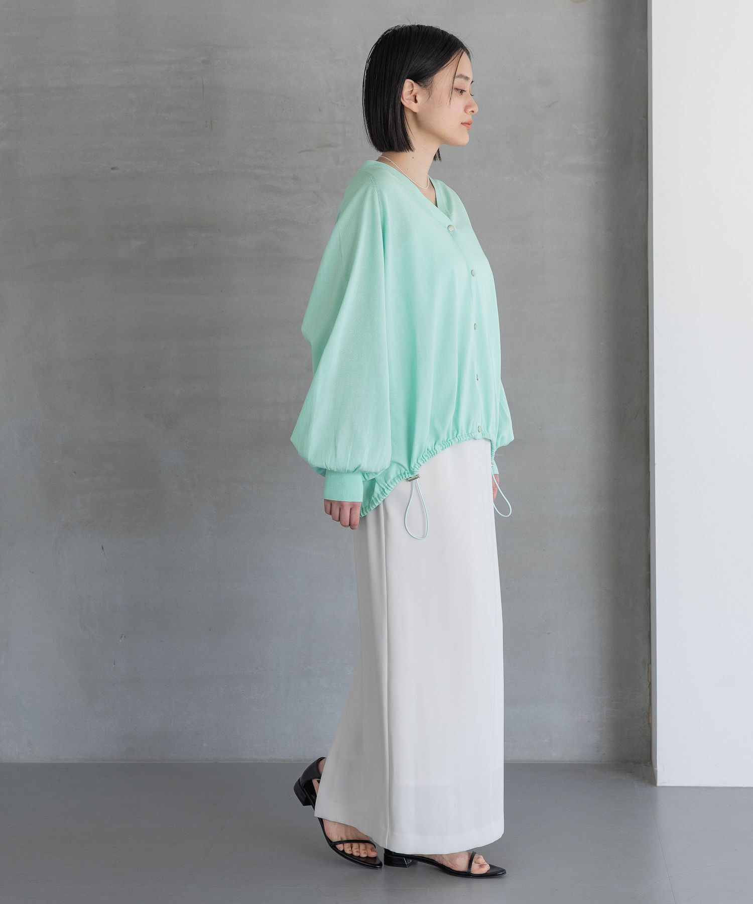 A part by 「【UVカット】ドロストビッグVカーディガン」|ニット・セーター|