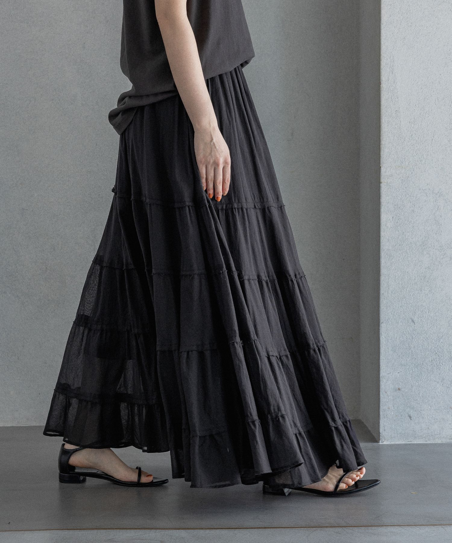 A part by 「コットンティアードスカート」|スカート|
