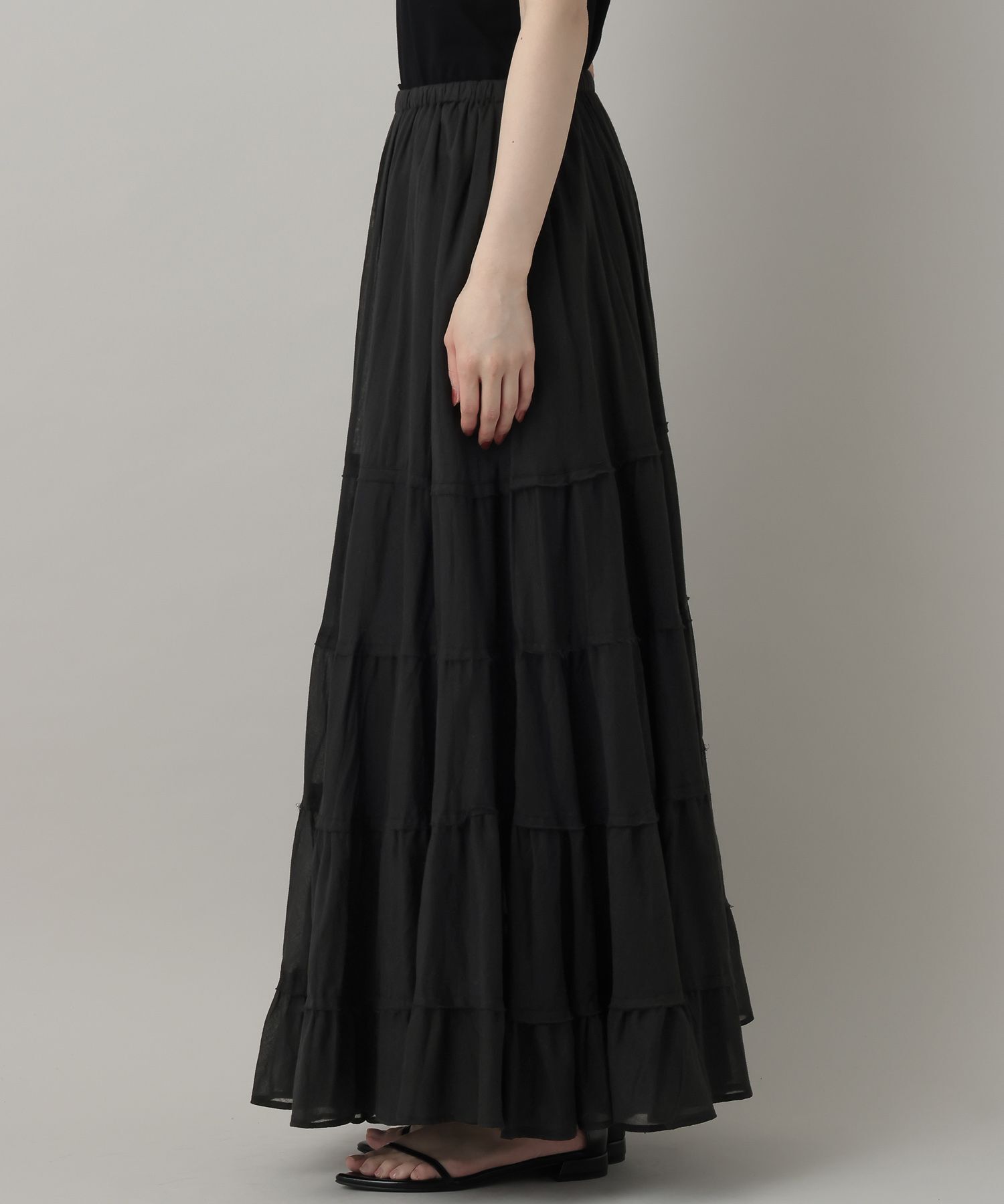 A part by 「コットンティアードスカート」|スカート|