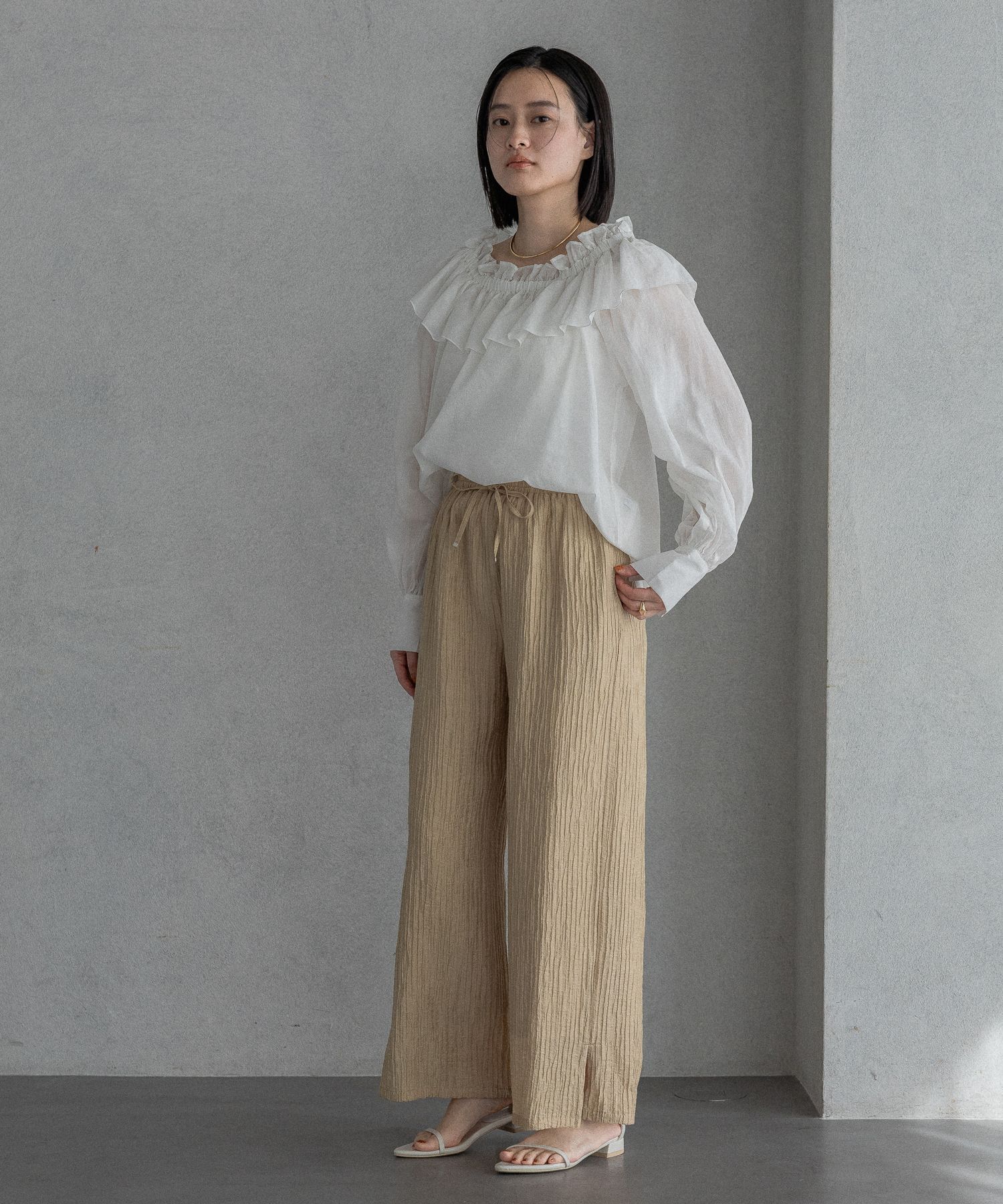 A part by 「フリルギャザーオフショルブラウス」|シャツ・ブラウス|