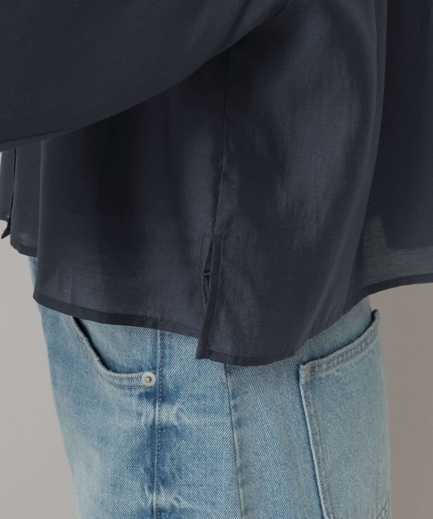 A part by 「シアークロップドシャツ」|シャツ・ブラウス|