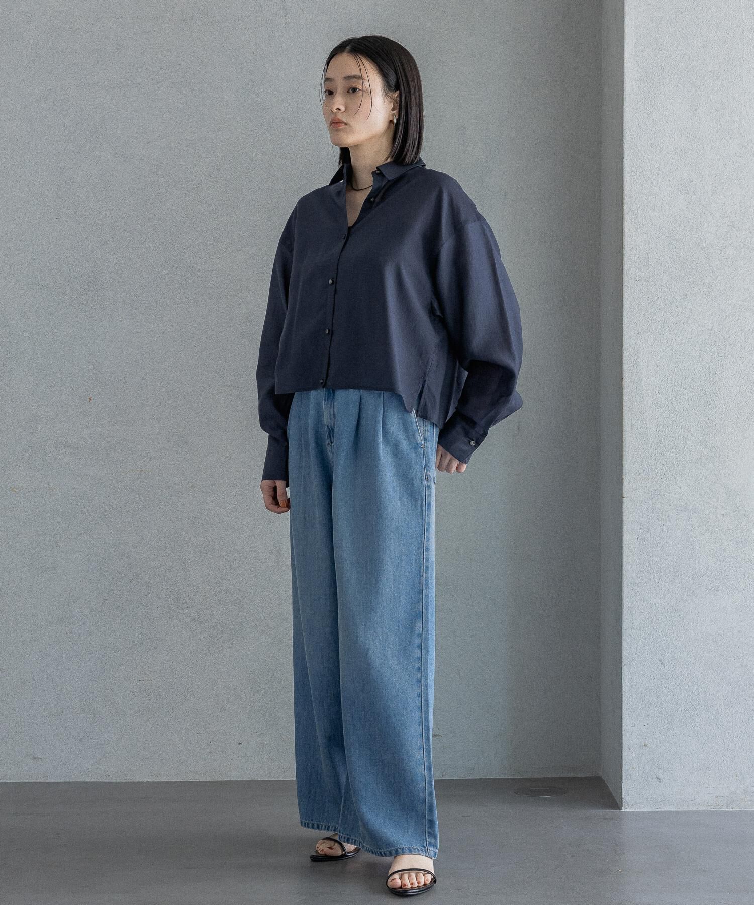 A part by 「シアークロップドシャツ」|シャツ・ブラウス|