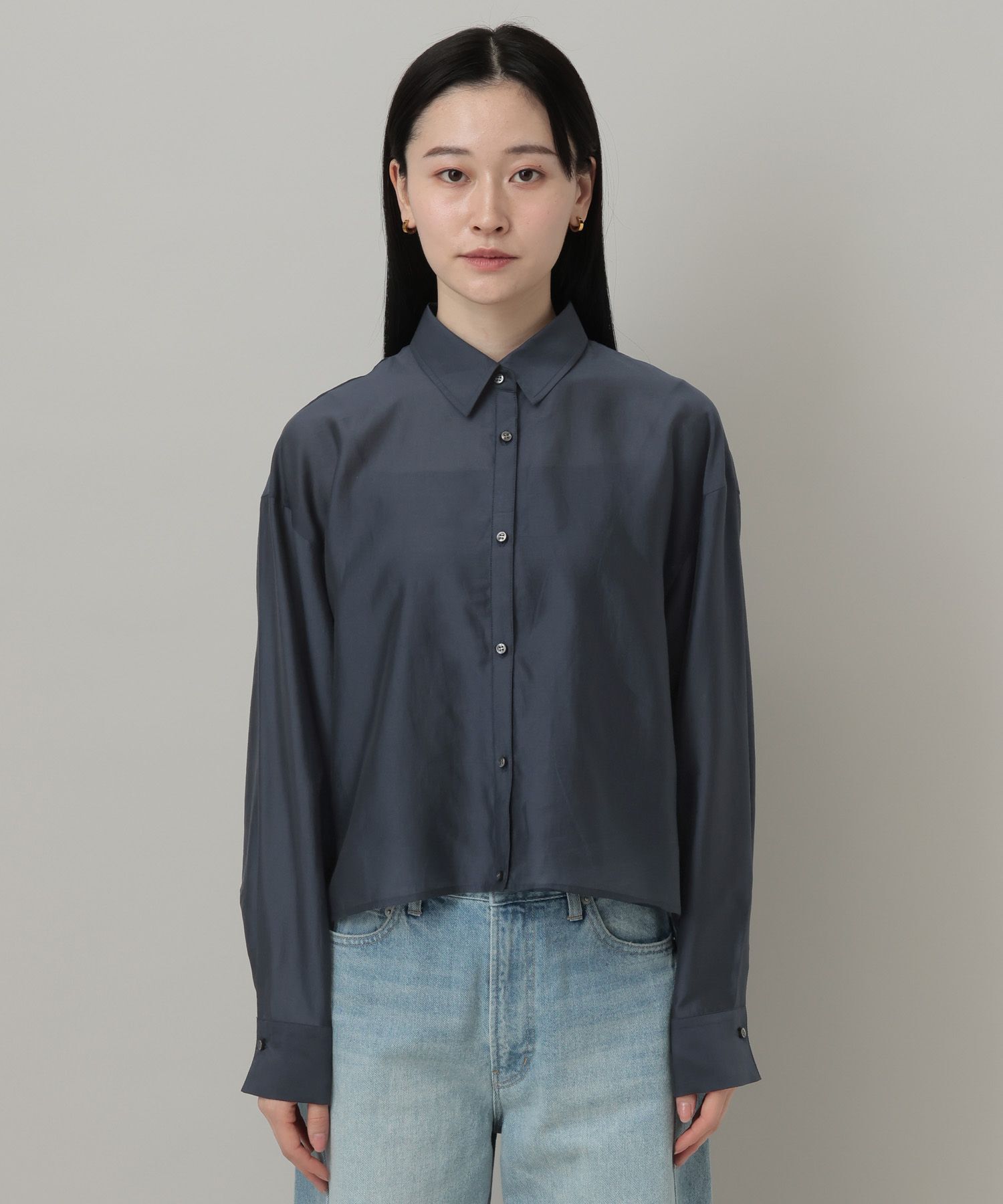 A part by 「シアークロップドシャツ」|シャツ・ブラウス|