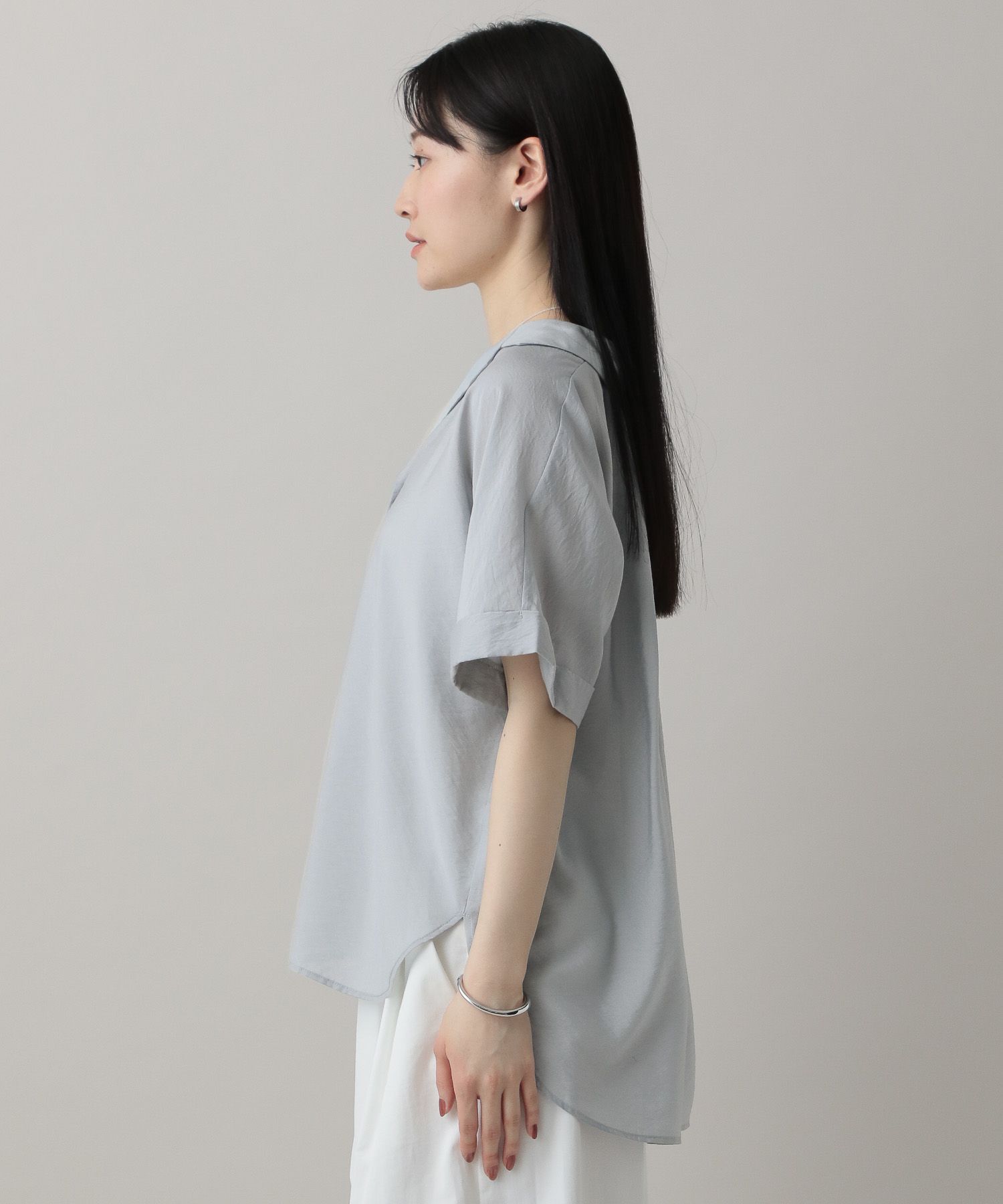 A part by 「シアーオープンカラーシャツ」|シャツ・ブラウス|