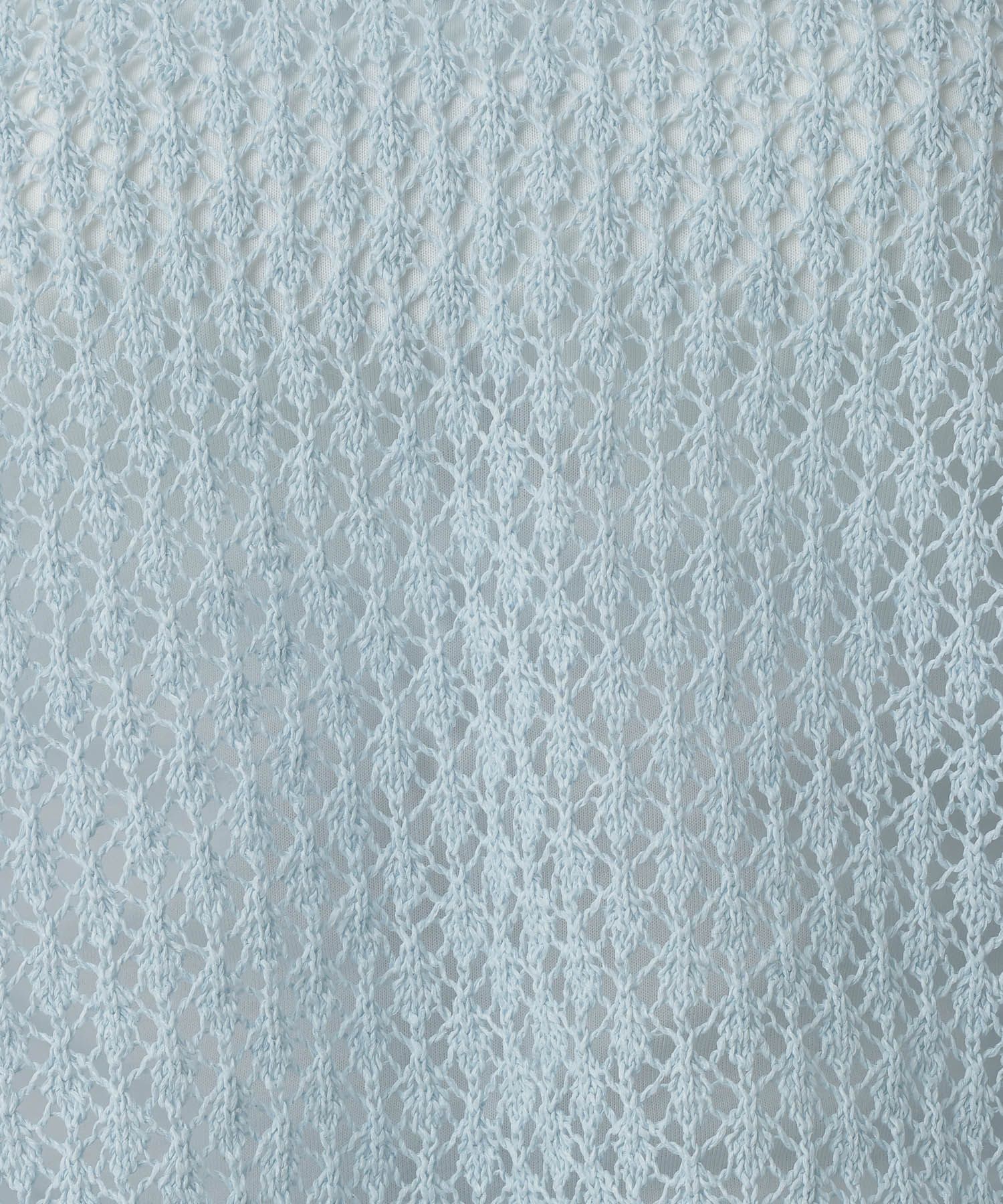 A part by 「レースアミプルオーバー_長袖」|カーディガン|