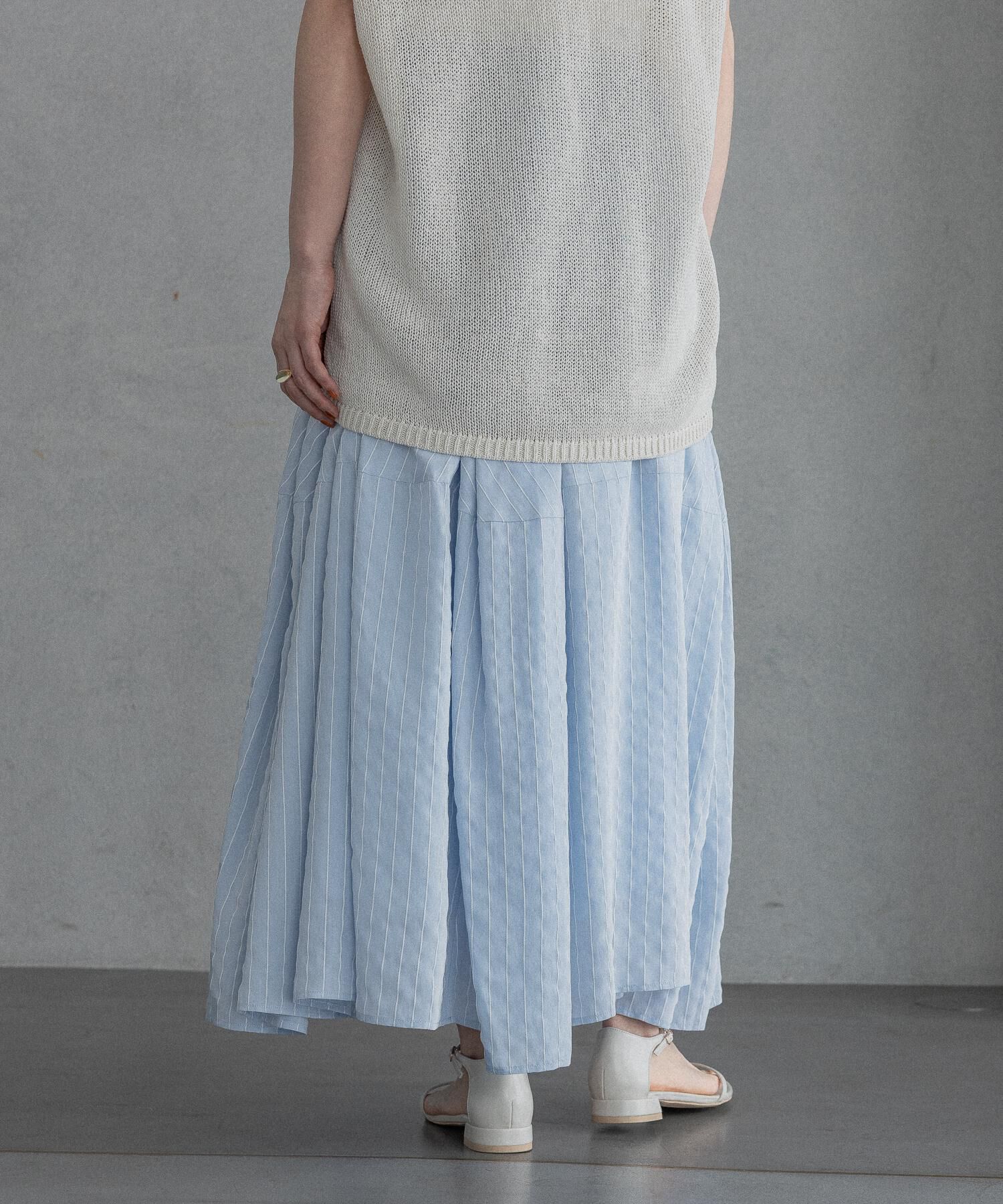 A part by 「ストライプパネルフレアースカート」|スカート|