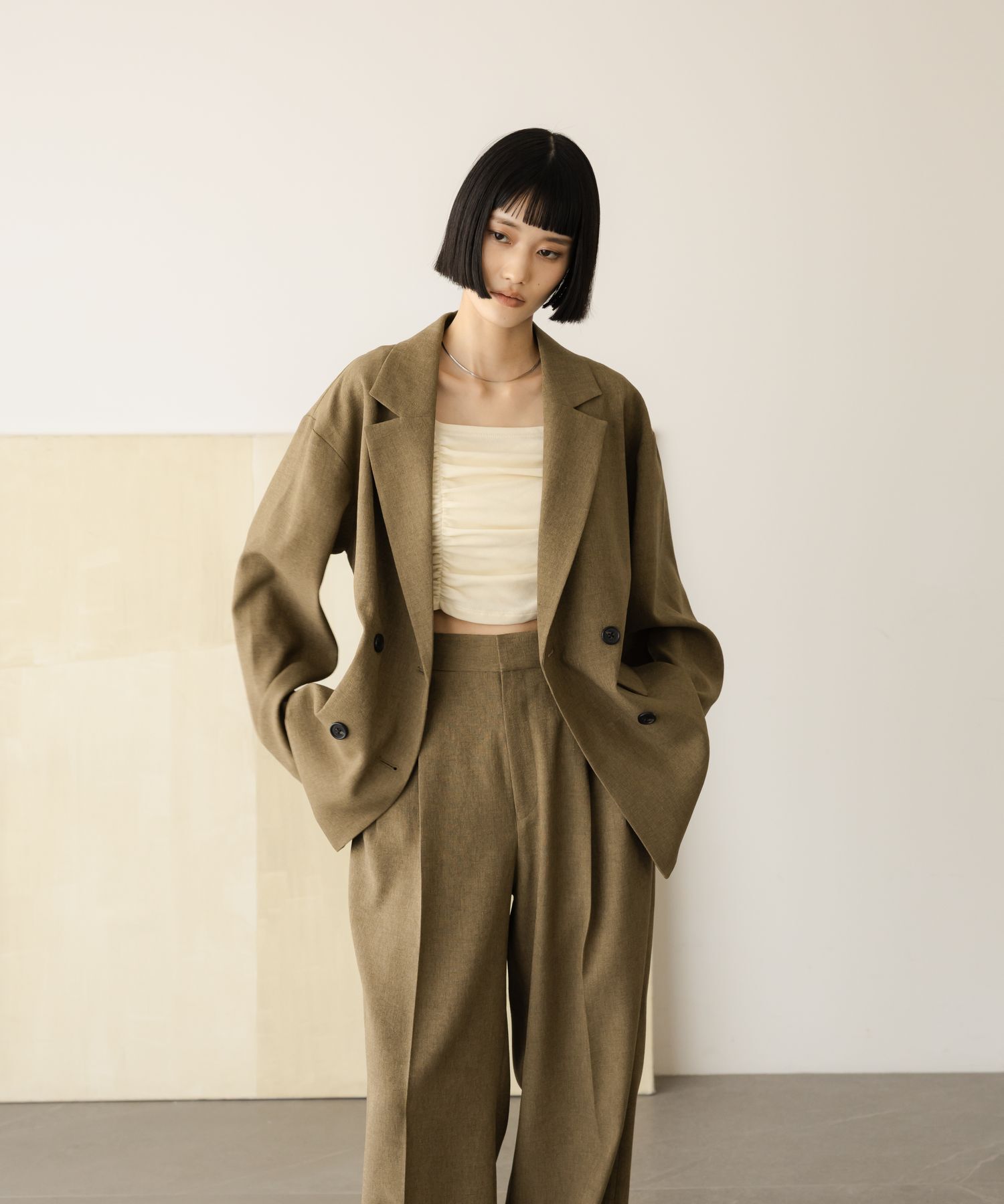 LOWRYS FARM「ホップサックダブルジャケット」|その他|