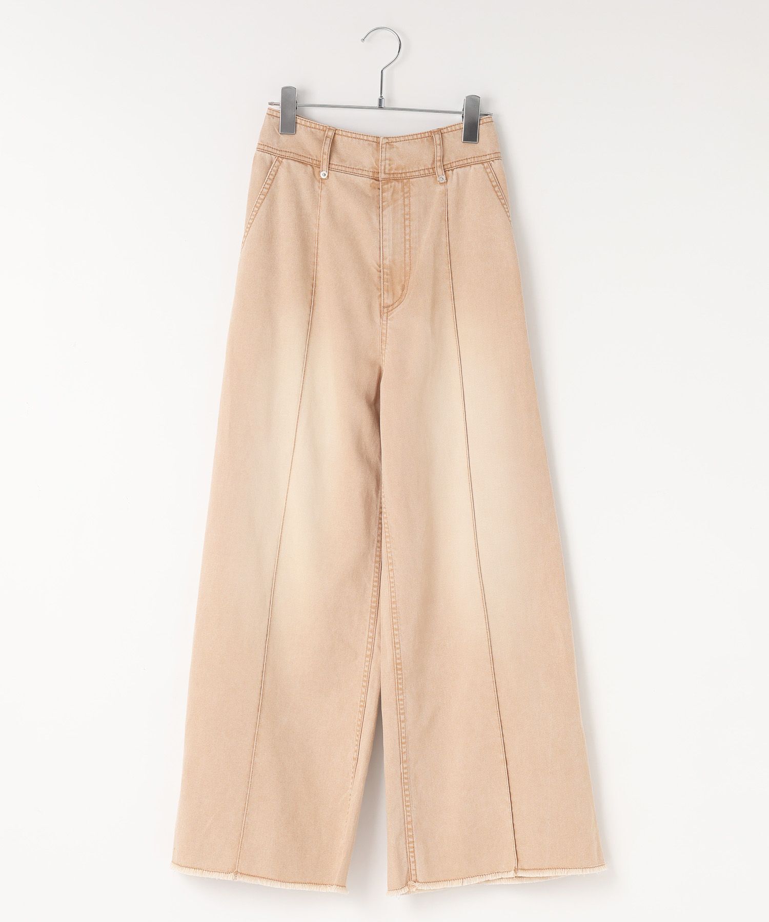 LOWRYS FARM「ハイウエストバギーデニム」|デニム|