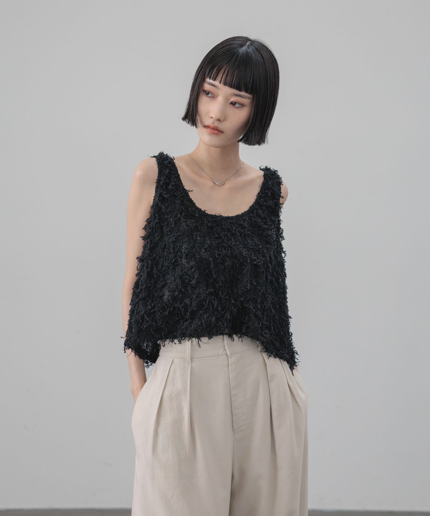 LOWRYS FARM「フェザー２ＷＡＹベスト」|タンクトップ|