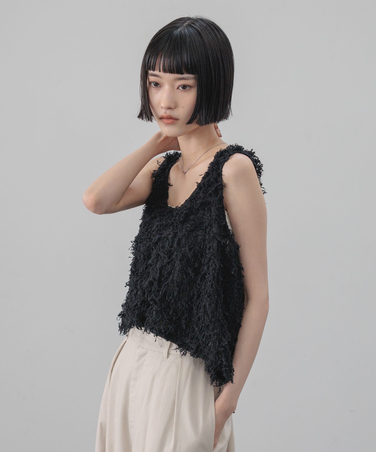 LOWRYS FARM「フェザー２ＷＡＹベスト」|タンクトップ|