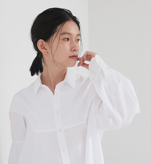 collex「ボリュームスリーブブラウス」|シャツ・ブラウス|ホワイト