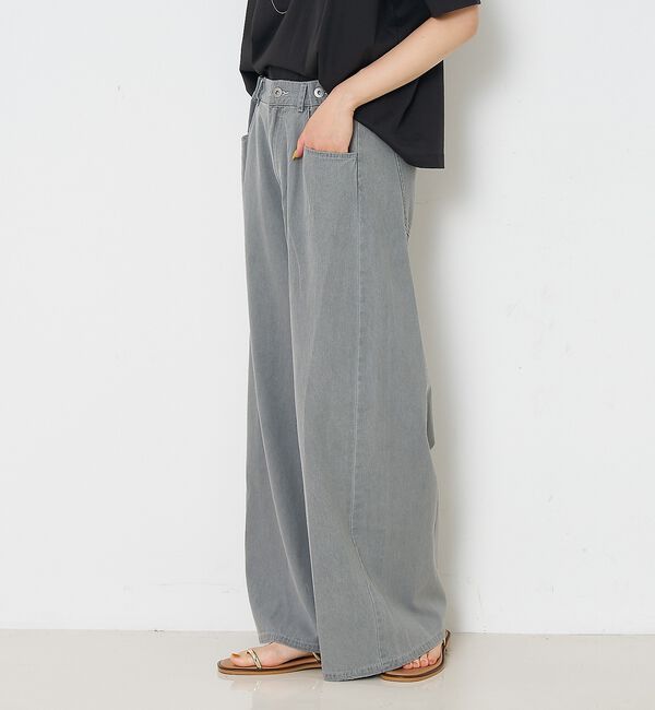 collex「タックウエストデニムパンツ」|デニム|