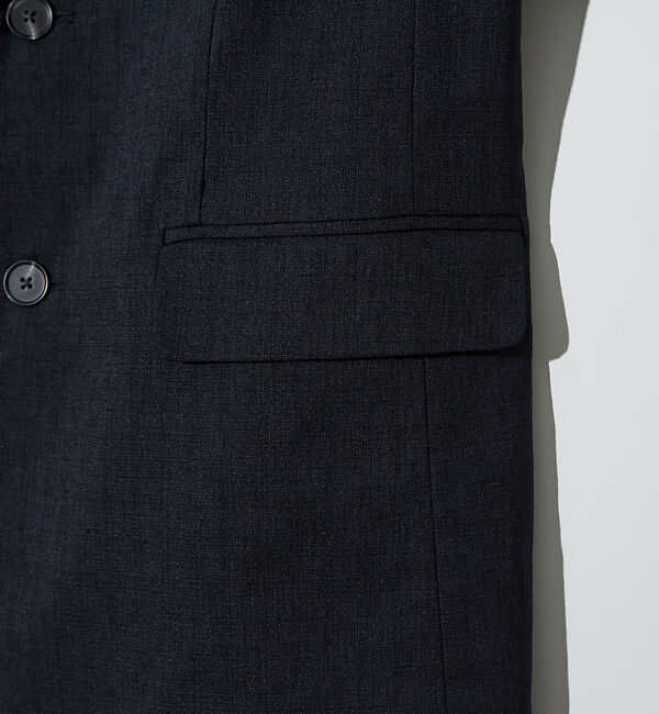 ABAHOUSE「【セットアップ対応】吸水速乾 リネンライク  ジャケット / サマージャケット」|テーラードジャケット|